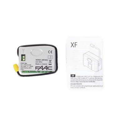FAAC - Receptor inalámbrico XF 433 para operador FAAC S418