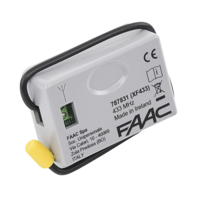 FAAC - Receptor inalámbrico XF 433 para operador FAAC S418