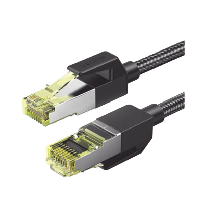 UGREEN - Cable Ethernet Cat7 CLASS F/FTP Redondo con Malla de Nylon 3 Metros (9.84 Pies)