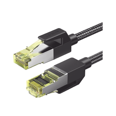 UGREEN - Cable Ethernet Cat7 CLASS F/FTP Redondo con Malla de Nylon 5 Metros (16.40 Pies)