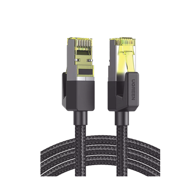 UGREEN - Cable Ethernet Cat7 CLASS F/FTP Redondo con Malla de Nylon 5 Metros (16.40 Pies)