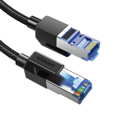 UGREEN - Cable Ethernet Cat8 / 40 Gbps / 2000 MHz / F/FTP / 5 m (16.40 ft) / Nylon Trenzado