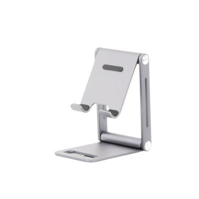 UGREEN - Soporte para Teléfono Celular de Aluminio | Angulo Ajustable | Amplia Compatibilidad con dispositivos de 4.7'' a 7.9'' | Antideslizante | Antiarañazos | Plegable | Color Gris.