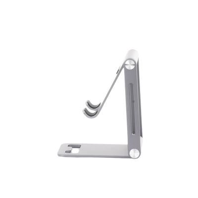 UGREEN - Soporte para Teléfono Celular de Aluminio | Angulo Ajustable | Amplia Compatibilidad con dispositivos de 4.7'' a 7.9'' | Antideslizante | Antiarañazos | Plegable | Color Gris.