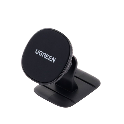 UGREEN - Soporte de Celular Magnético para Auto | 4 Imanes N45 | Adhesivo 3M | Amplia Compatibilidad 4.7 a 7.2” | Rotación de 360° | Tamaño Compacto | 2 láminas magnéticas incluidas | Color Negro.