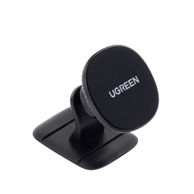 UGREEN - Soporte de Celular Magnético para Auto | 4 Imanes N45 | Adhesivo 3M | Amplia Compatibilidad 4.7 a 7.2” | Rotación de 360° | Tamaño Compacto | 2 láminas magnéticas incluidas | Color Negro.