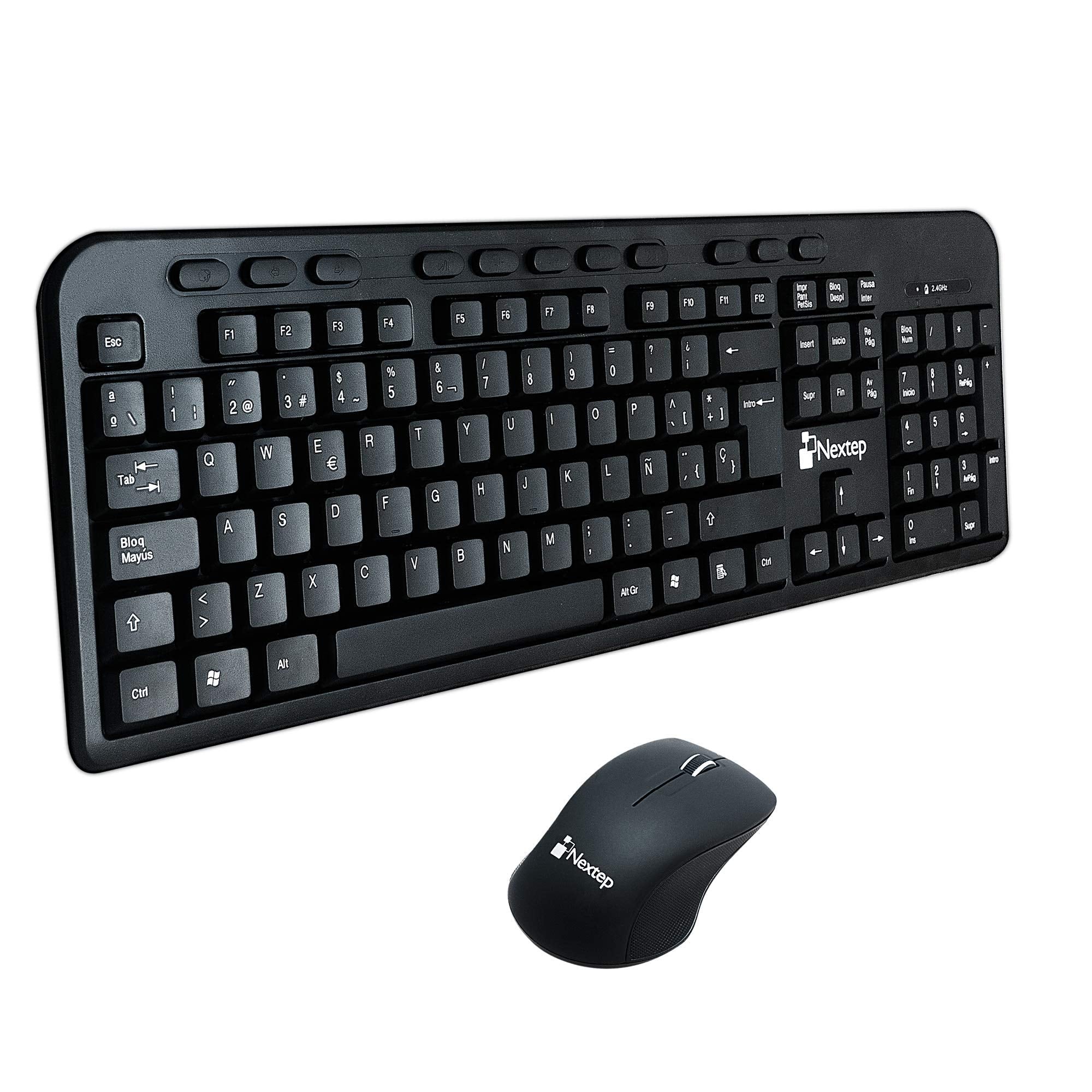 NEXTEP SOLUCIONES - Teclado y Mouse Nextep Inalámbrico USB