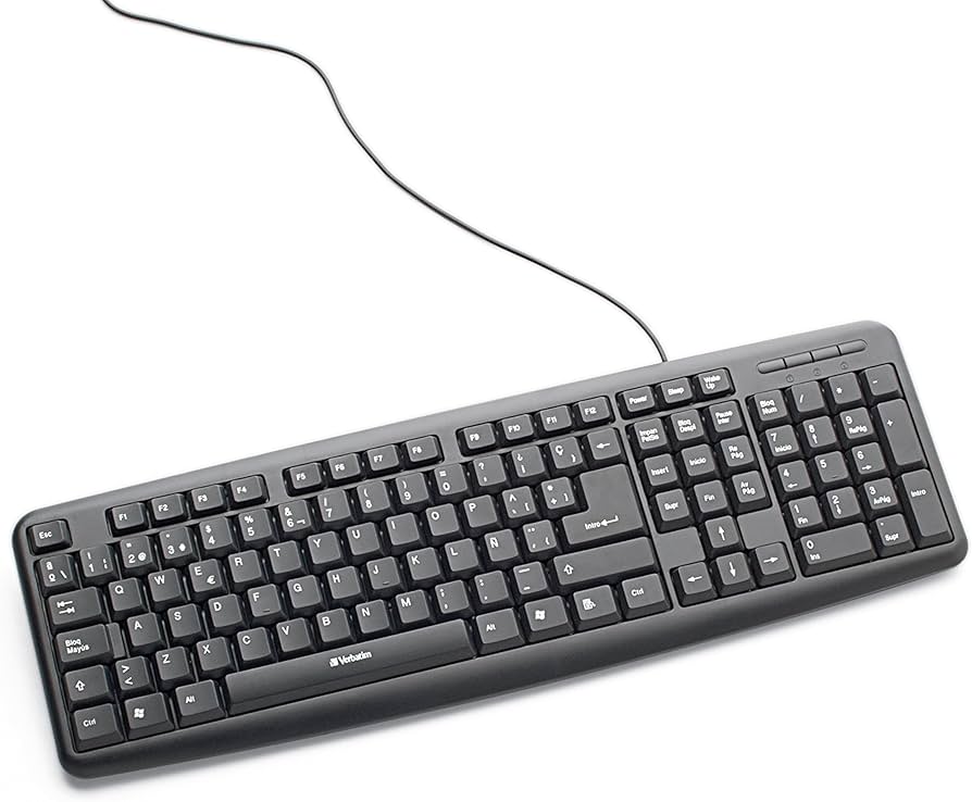 VERBATIM - Teclado y Mouse VERBATIM USB - Negro