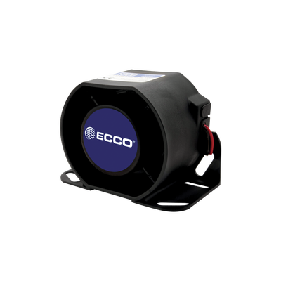 ECCO - Alarma de reversa vehicular con montaje para superficies, 12-36 Vcc, 112 dBA