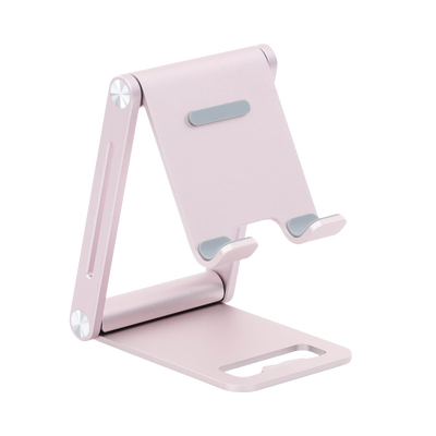 UGREEN - Soporte para Teléfono Celular de Aluminio / Angulo Ajustable / Amplia Compatibilidad con dispositivos de 4.7'' a 7.9'' / Antideslizante / Antiarañazos / Plegable / Color Rosa
