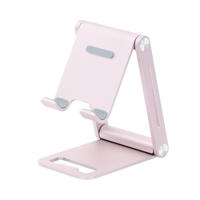 UGREEN - Soporte para Teléfono Celular de Aluminio / Angulo Ajustable / Amplia Compatibilidad con dispositivos de 4.7'' a 7.9'' / Antideslizante / Antiarañazos / Plegable / Color Rosa