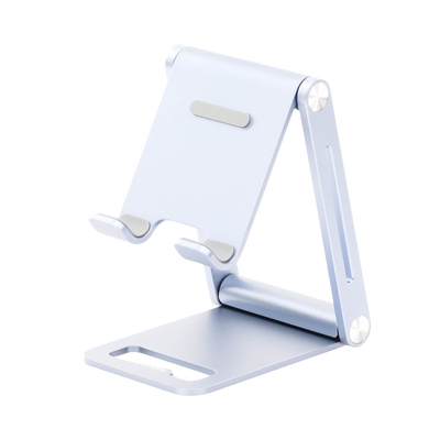 UGREEN - Soporte para Teléfono Celular de Aluminio / Angulo Ajustable / Amplia Compatibilidad con dispositivos de 4.7'' a 7.9'' / Antideslizante / Antiarañazos / Plegable / Color Azul