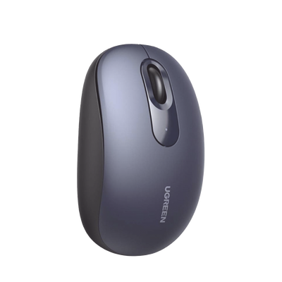 UGREEN - Mouse Inalámbrico 2.4G 800/1200/1600/2400 DPI | Función de 3 botones | Alcance 10m | Silencioso |  Ergonómico | Anti-caída y Anti-interferencias | Batería Alcalina AA incluida  | Midnight Blue.