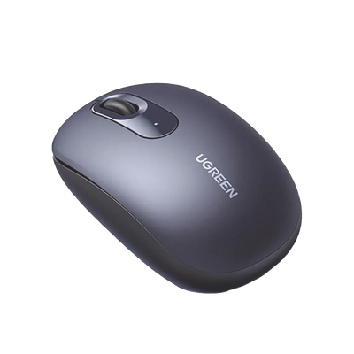 UGREEN - Mouse Inalámbrico 2.4G 800/1200/1600/2400 DPI | Función de 3 botones | Alcance 10m | Silencioso |  Ergonómico | Anti-caída y Anti-interferencias | Batería Alcalina AA incluida  | Midnight Blue.