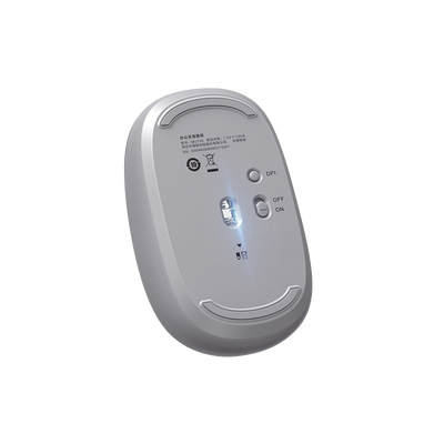 UGREEN - Mouse Inalámbrico 2.4G 800/1200/1600/2400 DPI | Función de 3 botones | Alcance 10m | Silencioso |  Ergonómico | Anti-caída y Anti-interferencias | Batería Alcalina AA incluida  | Color Grey.