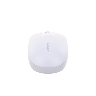 UGREEN - Mouse Inalámbrico 2.4G 800/1200/1600/2400 DPI | Función de 3 botones | Alcance 10m | Silencioso |  Ergonómico | Anti-caída y Anti-interferencias | Batería Alcalina AA incluida  | Color Dusty Blue.