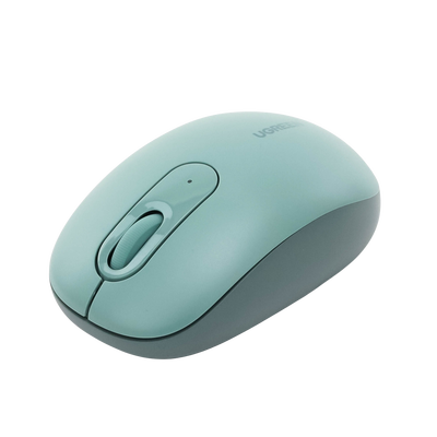UGREEN - Mouse Inalámbrico 2.4G 800/1200/1600/2400 DPI | Función de 3 botones | Alcance 10m | Silencioso |  Ergonómico | Anti-caída y Anti-interferencias | Batería Alcalina AA incluida  | Color Green.