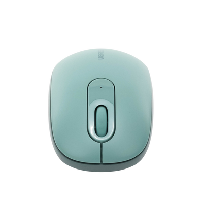 UGREEN - Mouse Inalámbrico 2.4G 800/1200/1600/2400 DPI | Función de 3 botones | Alcance 10m | Silencioso |  Ergonómico | Anti-caída y Anti-interferencias | Batería Alcalina AA incluida  | Color Green.