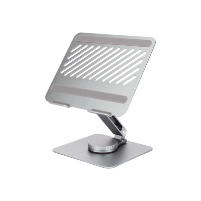 UGREEN - Soporte Giratorio de Aluminio para Laptop | Giratorio 360° | Función de Bloqueo | Soporta Laptops de 10 a 17.3''| Capacidad de Carga 5Kg | Excelente Estabilidad | Diseño Ergonómico | Altura y Angulo Ajustable | Plegable y Port&amp