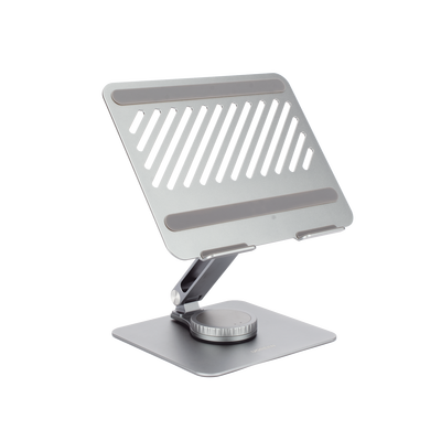 UGREEN - Soporte Giratorio de Aluminio para Laptop | Giratorio 360° | Función de Bloqueo | Soporta Laptops de 10 a 17.3''| Capacidad de Carga 5Kg | Excelente Estabilidad | Diseño Ergonómico | Altura y Angulo Ajustable | Plegable y Port&amp