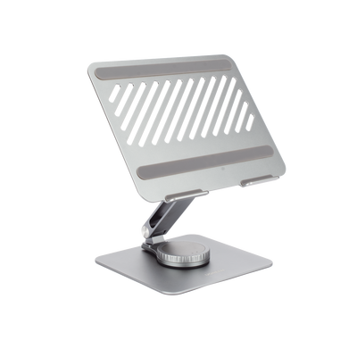 UGREEN - Soporte Giratorio de Aluminio para Laptop | Giratorio 360° | Función de Bloqueo | Soporta Laptops de 10 a 17.3''| Capacidad de Carga 5Kg | Excelente Estabilidad | Diseño Ergonómico | Altura y Angulo Ajustable | Plegable y Port&amp