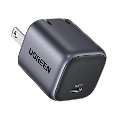 UGREEN - Cargador de Pared USB-C / 20 W / GaN II / Power Delivery 3.0 / Quick Charge 4.0 / Enchufe Plegable / 100-240 V