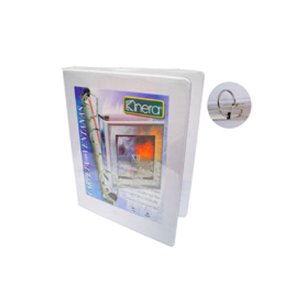 AZOR - CARPETA KINERA VINIL ARO "D" 1" BLANCA C/24