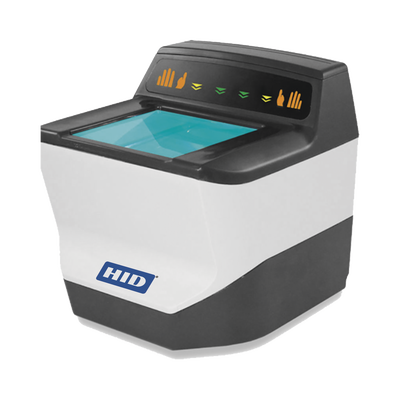 HID - Escáner Compacto para Captura de 10 Huellas, Húmedas o Secas
