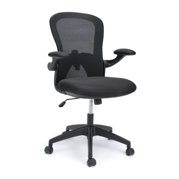 Silla Operativa de Brazo Abatible H6 Mesh Negro