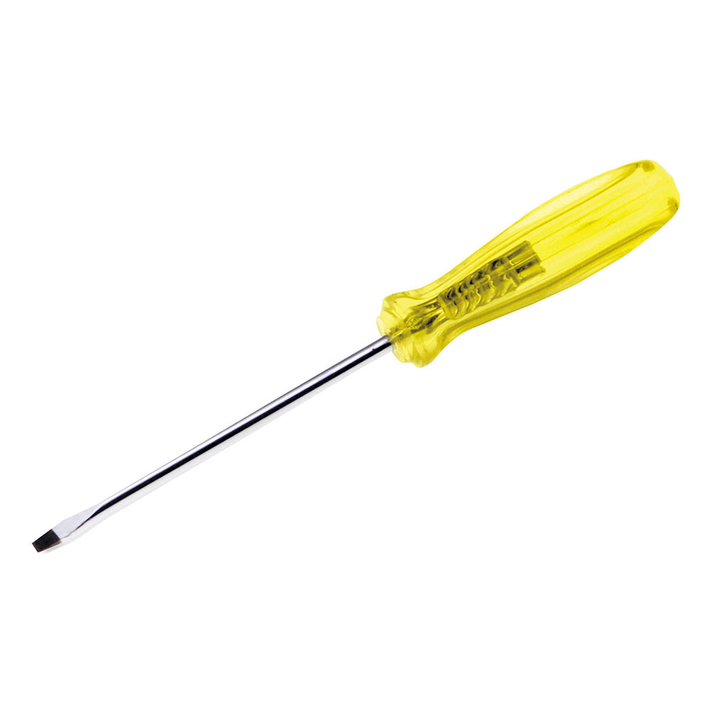 Dest ambar plana redon 1/4x4 in