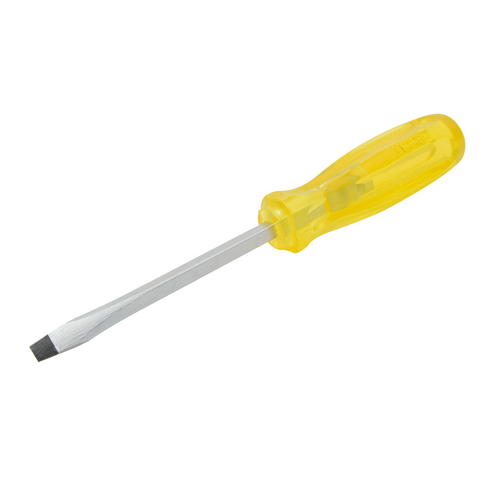 Dest ambar plana cuad 1/4x4 in