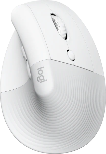 LOGITECH - Mouse Logitech Lift Ergonómico Vertical 1000dpi Color Gris Pálido