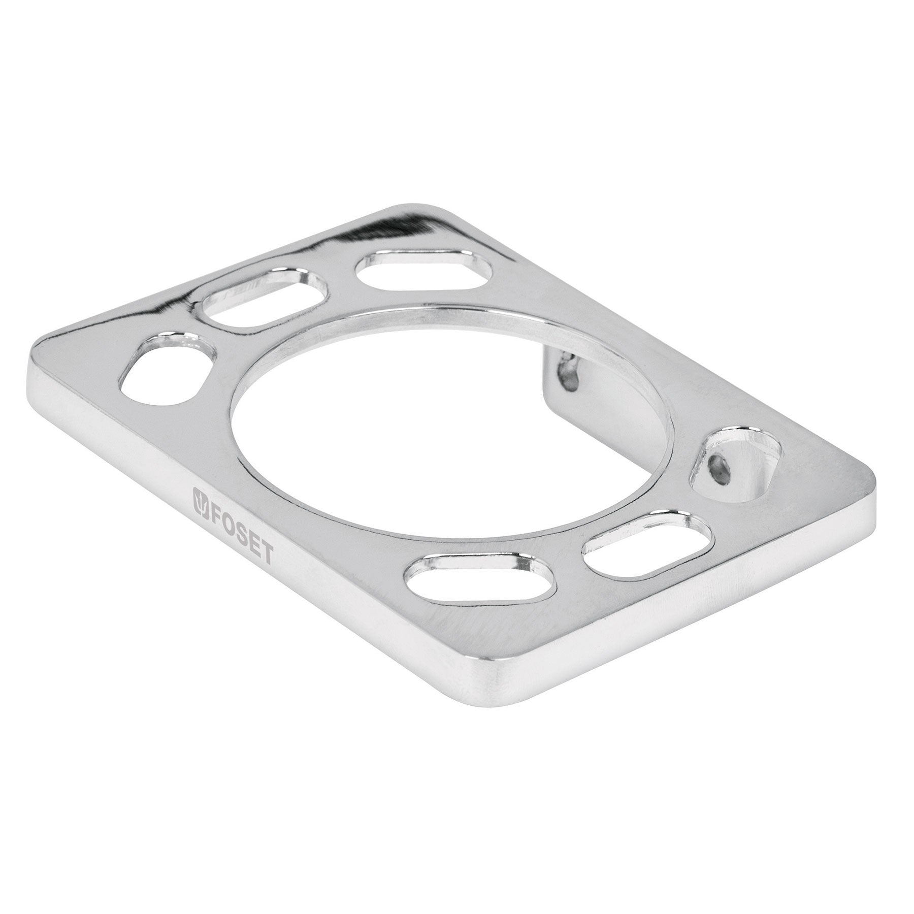 Portavaso cepillero, metalico, cromo, BASIC