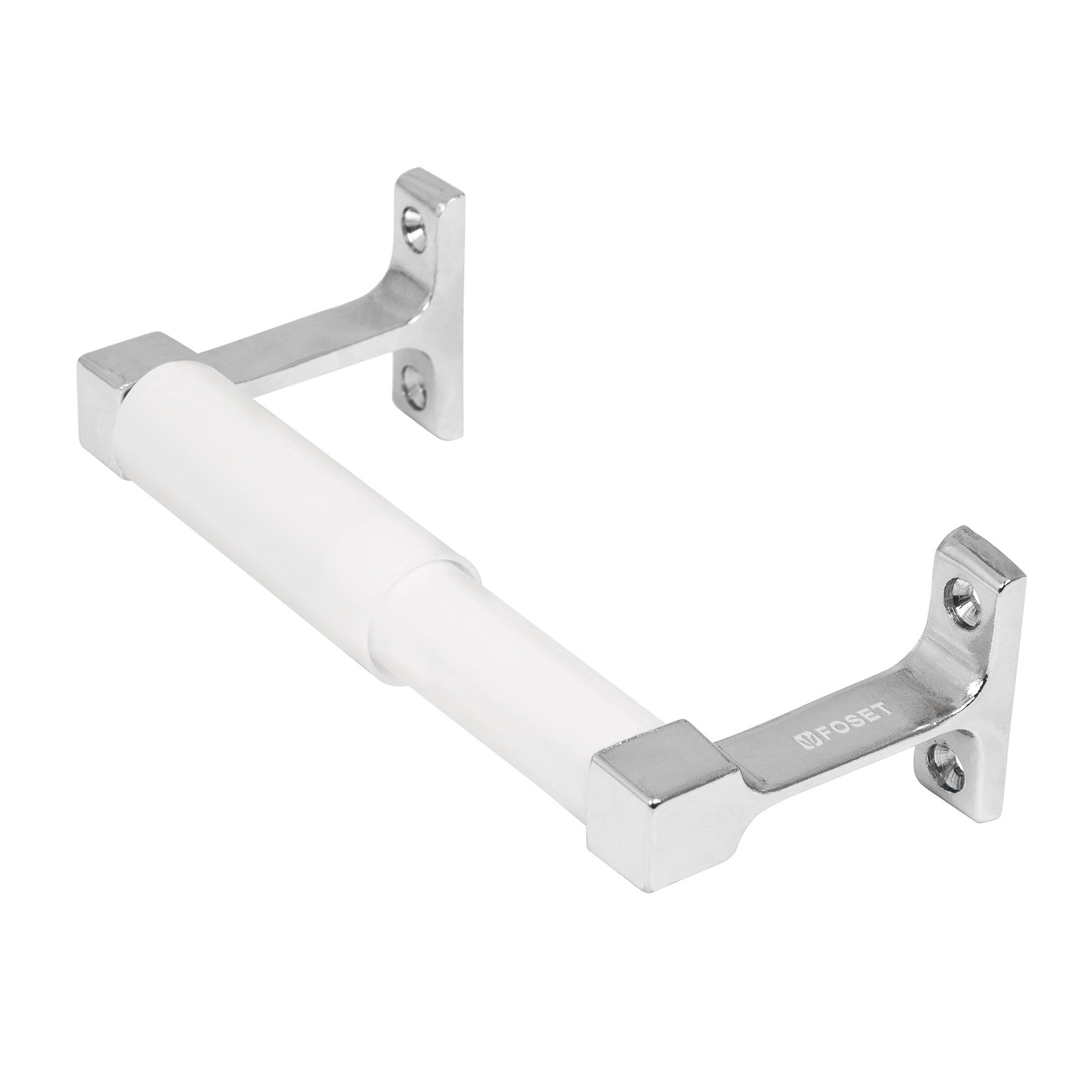 Portarrollo sin cubierta, metalico, cromo, BASIC