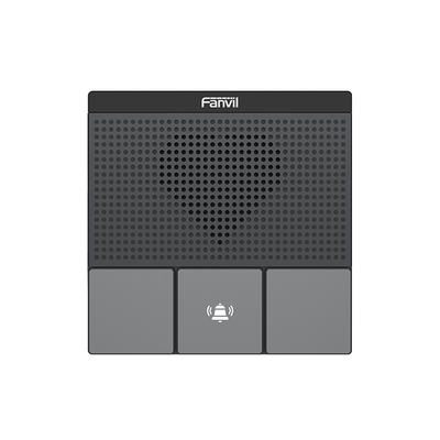 FANVIL - Mini Intercomunicador SIP, 1 Relevador, 3 Botones, Hospital, Hoteleria