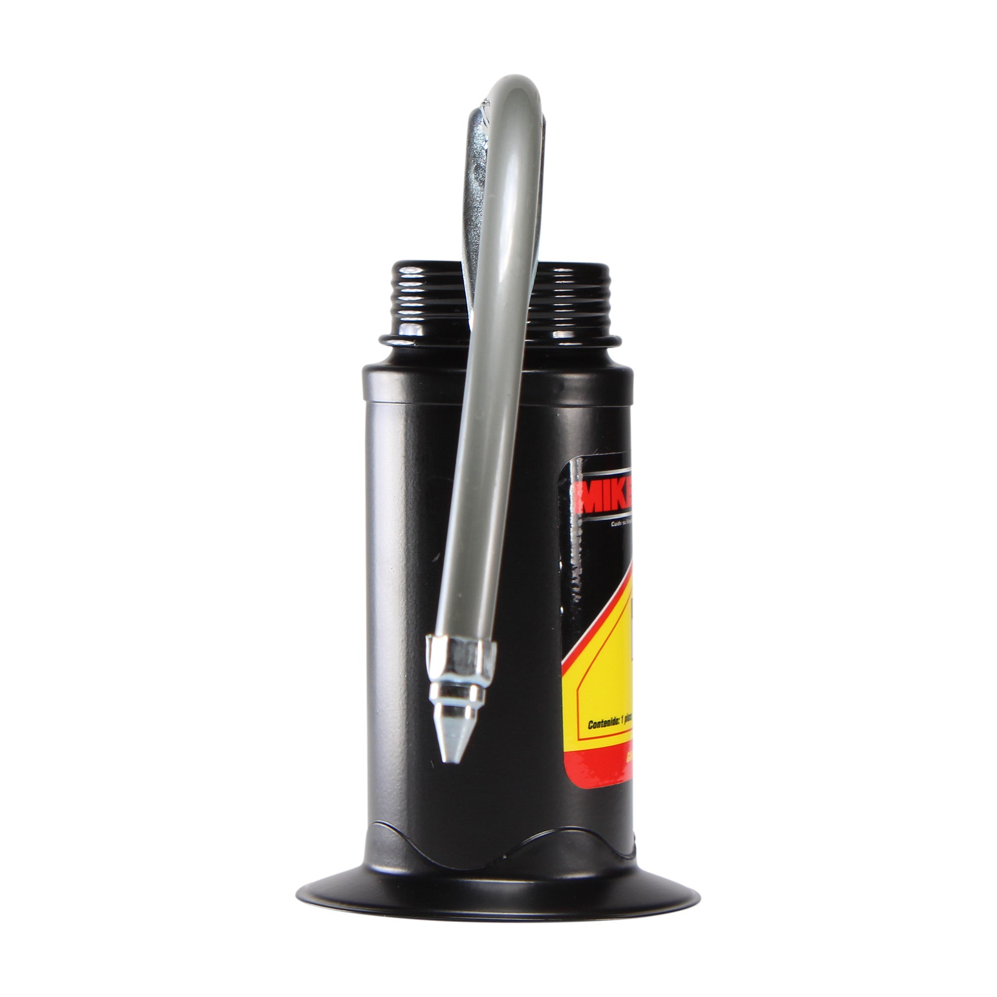 Aceitera de presión, bote de acero, tubo flexible (160 ml)