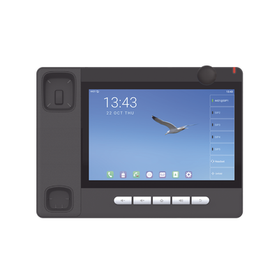 FANVIL - Teléfono IP  Android 9.0 Empresarial para 20 líneas SIP, pantalla táctil, Wi-Fi y Bluetooth, PoE, hasta 112 botones DSS, puertos Gigabit, soporta recepción de video.
