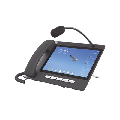 FANVIL - Teléfono IP  Android 9.0 Empresarial para 20 líneas SIP, pantalla táctil, Wi-Fi y Bluetooth, PoE, hasta 112 botones DSS, puertos Gigabit, soporta recepción de video.