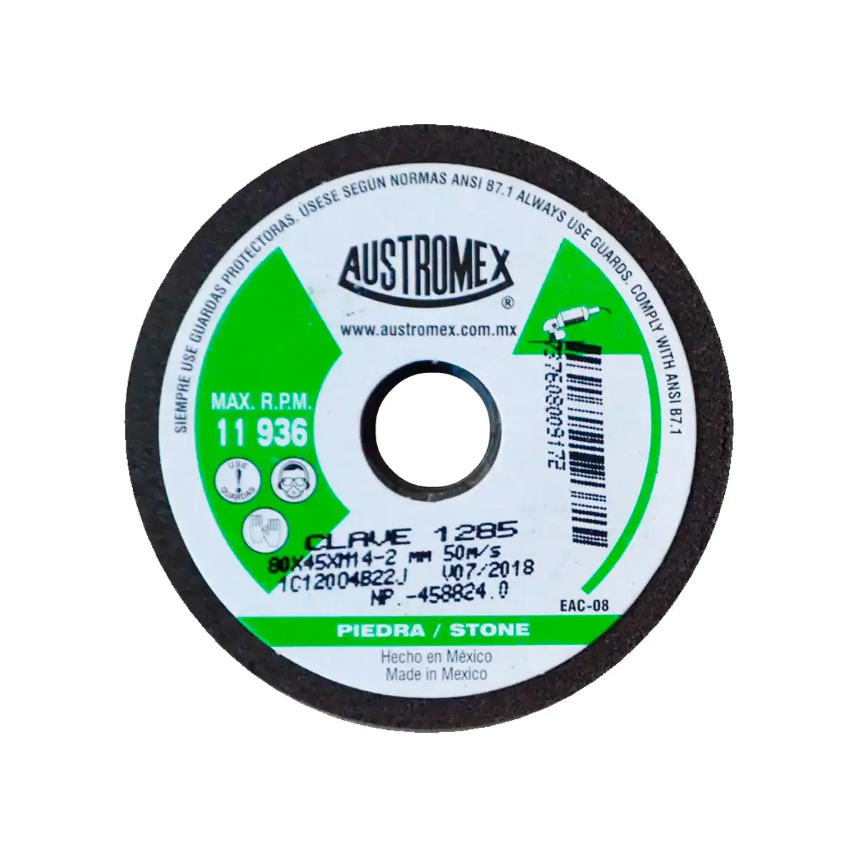 Copa Abrasiva 3-5/32"X1-3/4"Xm14-2 Grano 120 (Uso En Pied-Conc-Ladr-Marm-Gran) Chip-Cut