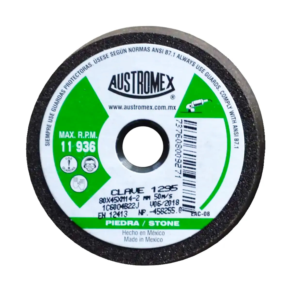 Copa Abrasiva 3-5/32"X1-3/4"Xm14-2 Grano 60 (Uso En Pied-Conc-Ladr-Marm-Gran) Chip-Cut
