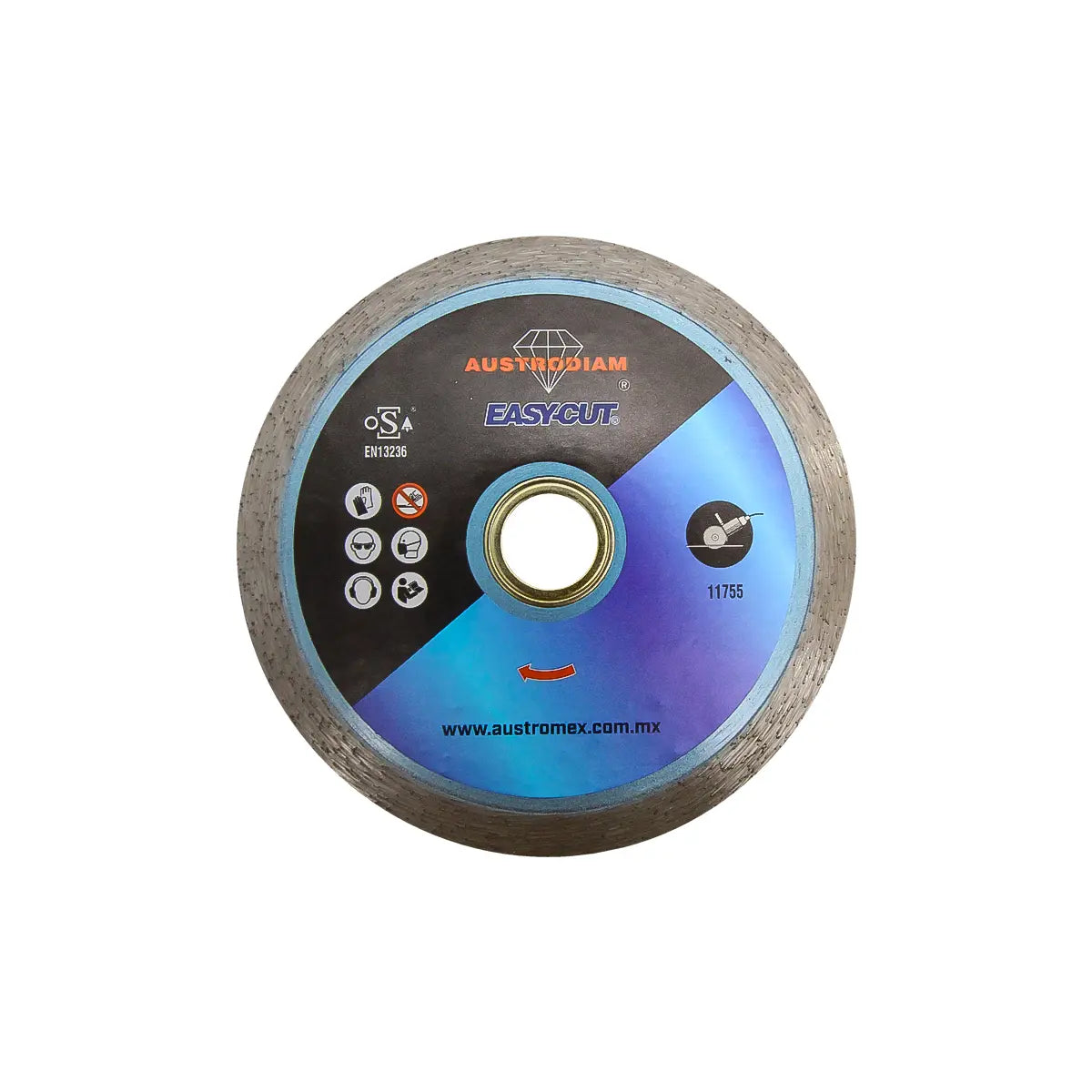Disco De Diamante 4"X0.06"X7/8" Rin Continuo Usos Generales (Easy-Cut)