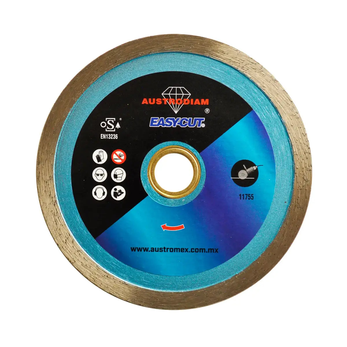 Disco De Diamante 4.1/2"X0.06"X7/8" Rin Continuo Usos Generales (Easy-Cut)
