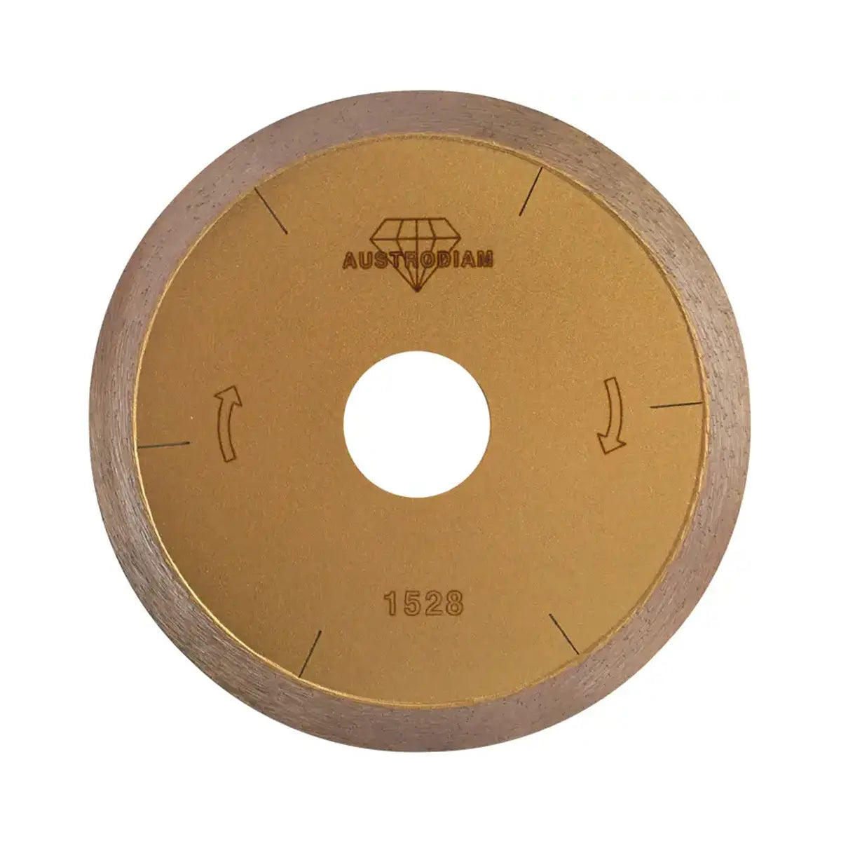 Disco De Diamante 4"X0.025"X7/8" Rin Continuo P/Corte De Piedras Semipreciosas Lapidario