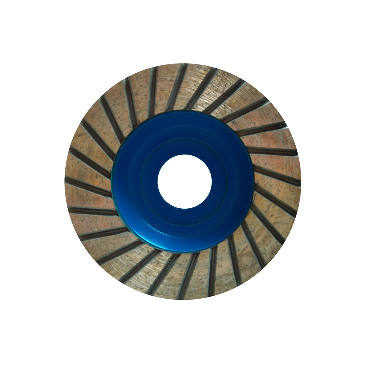Copa Diamante 4"X7/8" Azul Bronce (Uso En Marm-Conc-Bloq-Ladr-Pied) Austrodiam