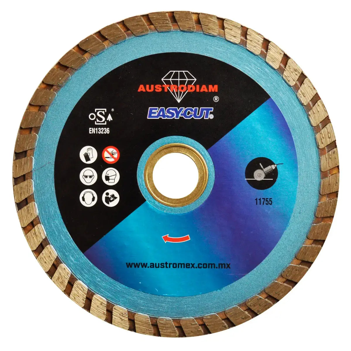 Disco De Diamante 4.1/2"X0.09"X7/8" Turbo Usos Generales (Easy-Cut)