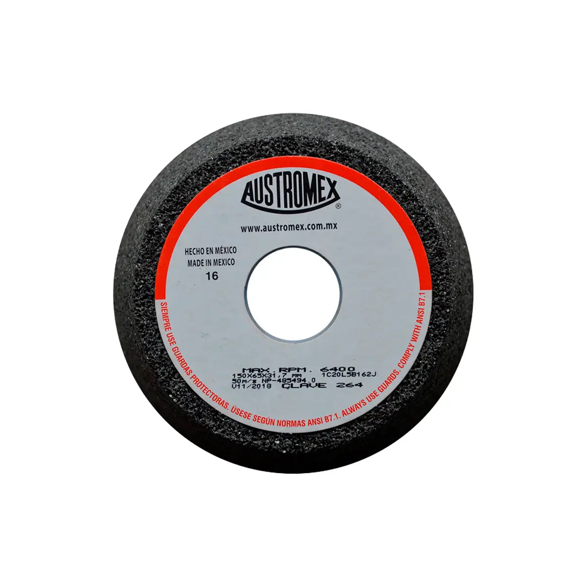Copa Abrasiva 6"X2.1/2"X1.1/4" T11 Grano 20 (Uso En Rectificado De Clutch-Disco De Freno)