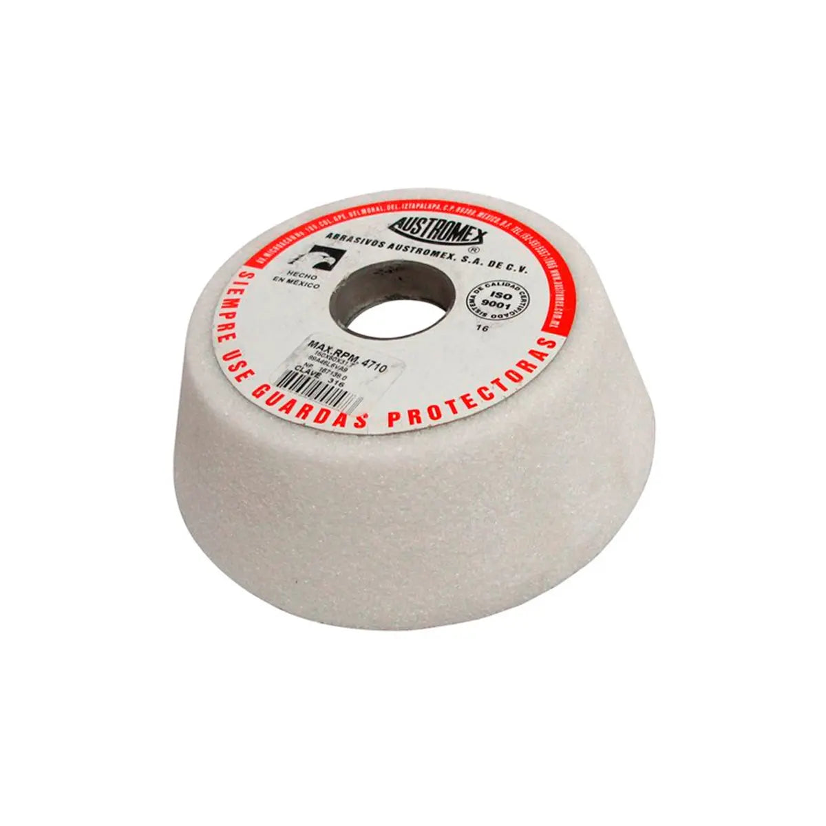 Copa Abrasiva 6"X2"X1.1/4" Grano 46 Blanca (Uso En Acero Al Carbon) Uso General