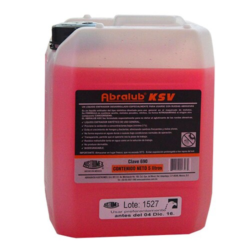 Aceite Para Corte Refrigerante Para Esmerilado Liquido 05 Lt (1.32 Gal) (Abralub Ksv)