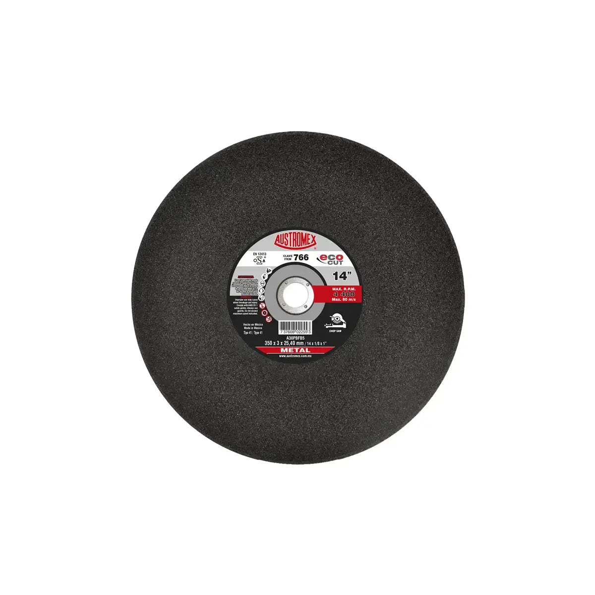 Disco Para Corte De Metal 14"X7/64"X1" Corte Recto (Eco-Cut)