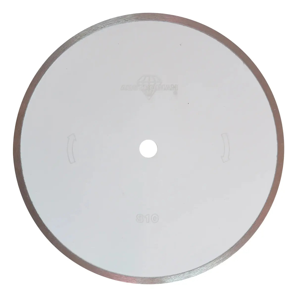 Disco De Diamante 10"X0.06"X5/8" Rin Continuo Para Corte Porcelanato Blanco Bronce